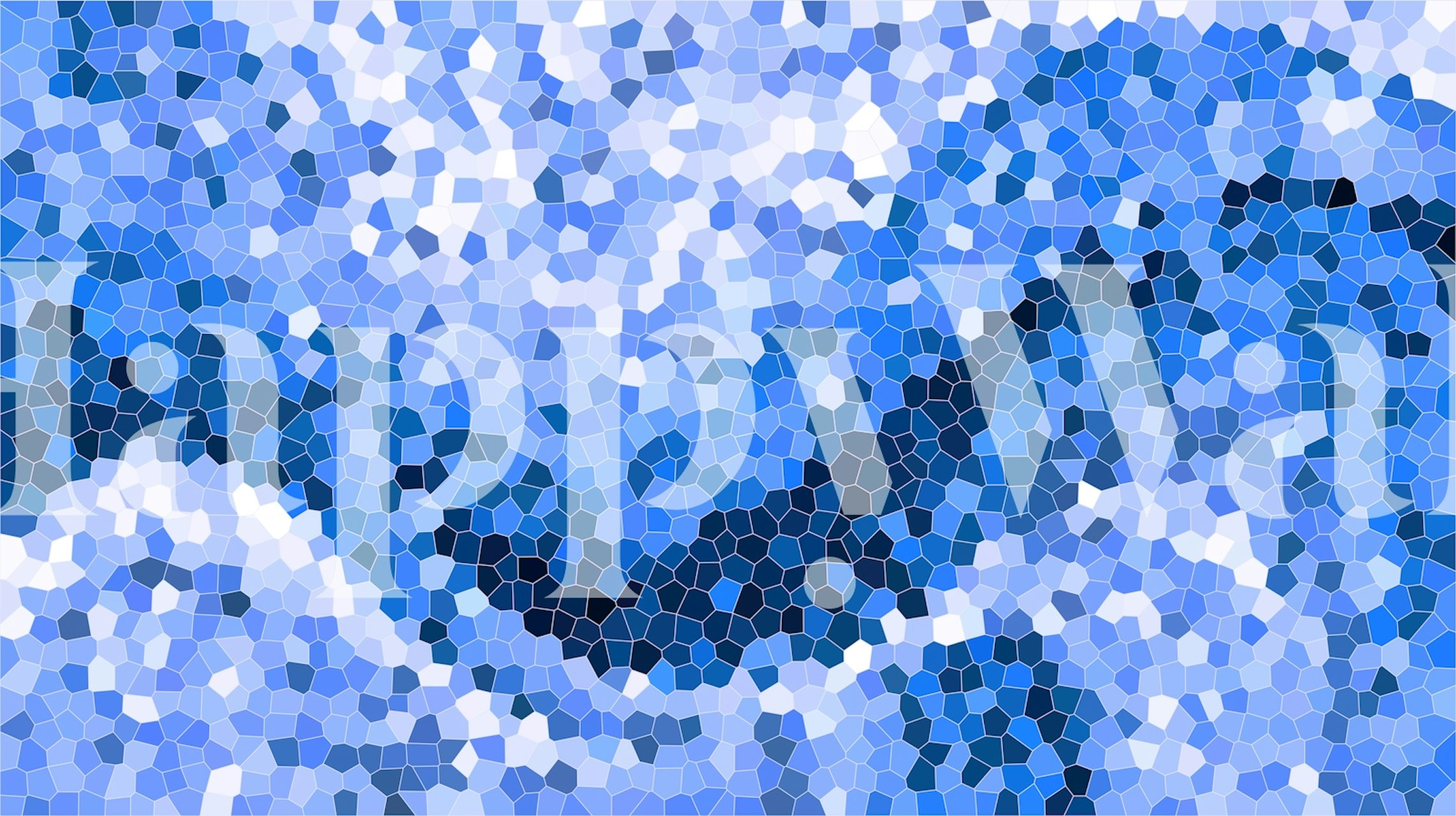 Tapeta Ocean Wave Mosaic v pokoji