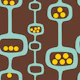 Mid Century Modern Podscape brown
