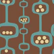 Mid Century Modern Podscape Dark Brown