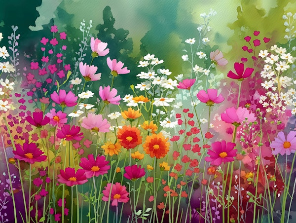 Vibrant Wildflower Meadow