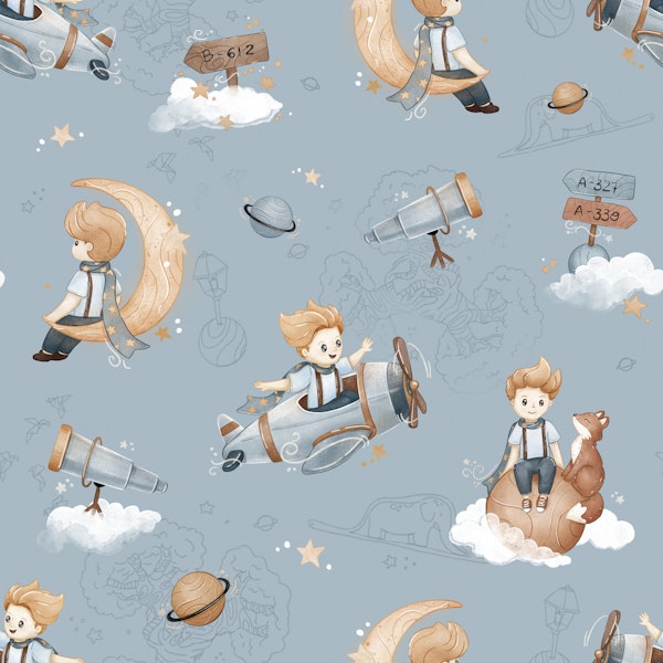 Fly Little Prince - light blue