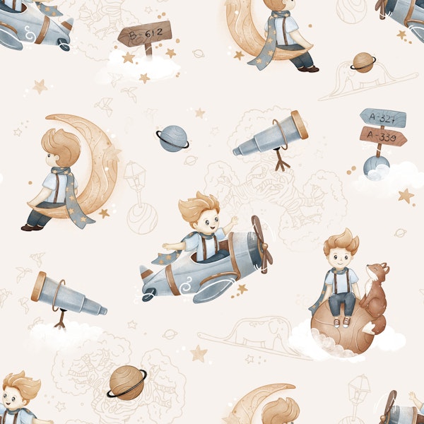 Fly Little Prince - beige