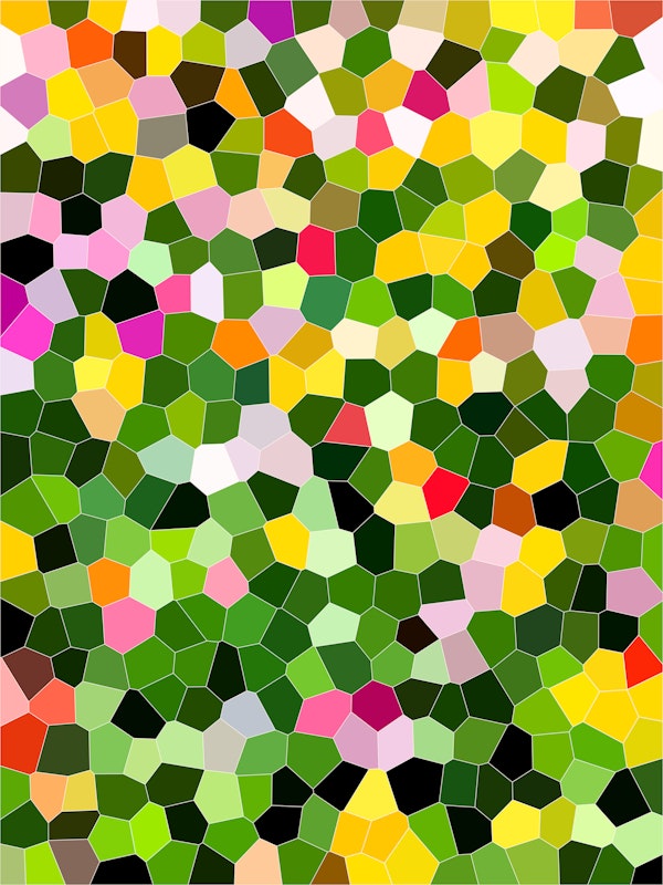 Vibrant Mosaic Garden