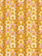 Far Out Floral - textured pink & orange