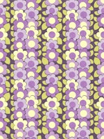 Far Out Floral - peaceful purple behang