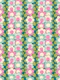 Far Out Floral - candy pink on teal