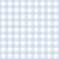 Fog blue gingham on white - Medium wallpaper