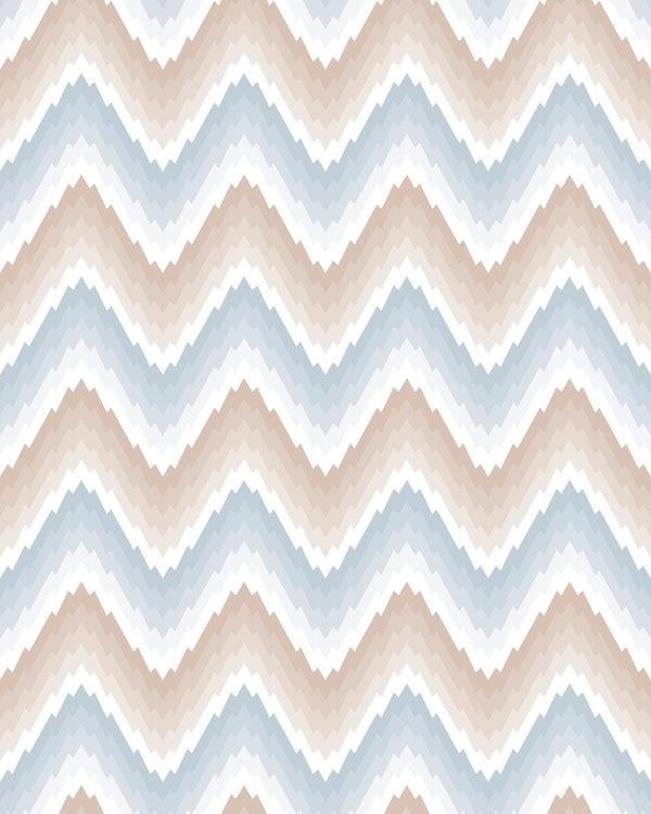 Mini Muted Tones Flame Stitch