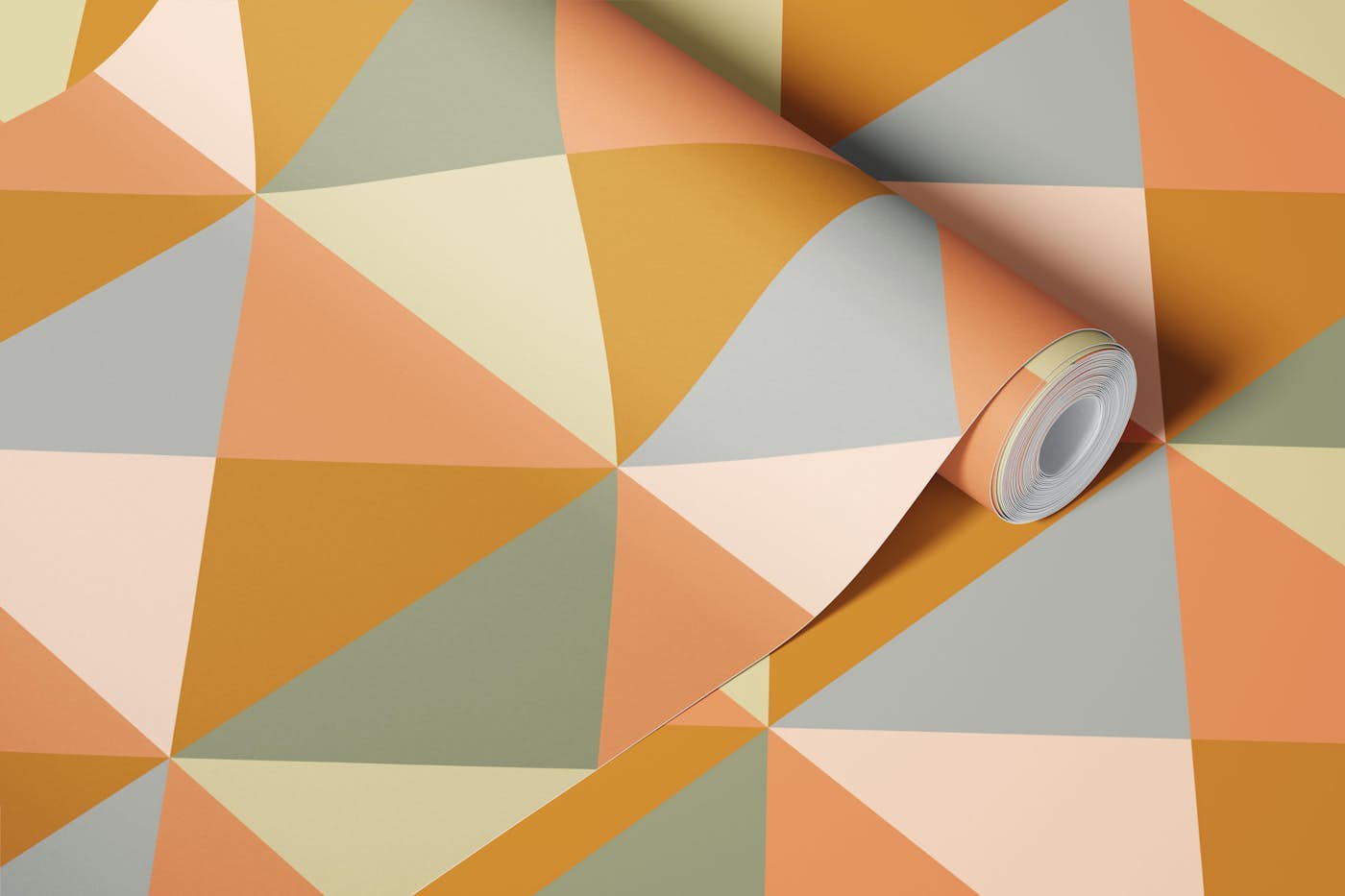 Vintage Triangles wallpaper roll
