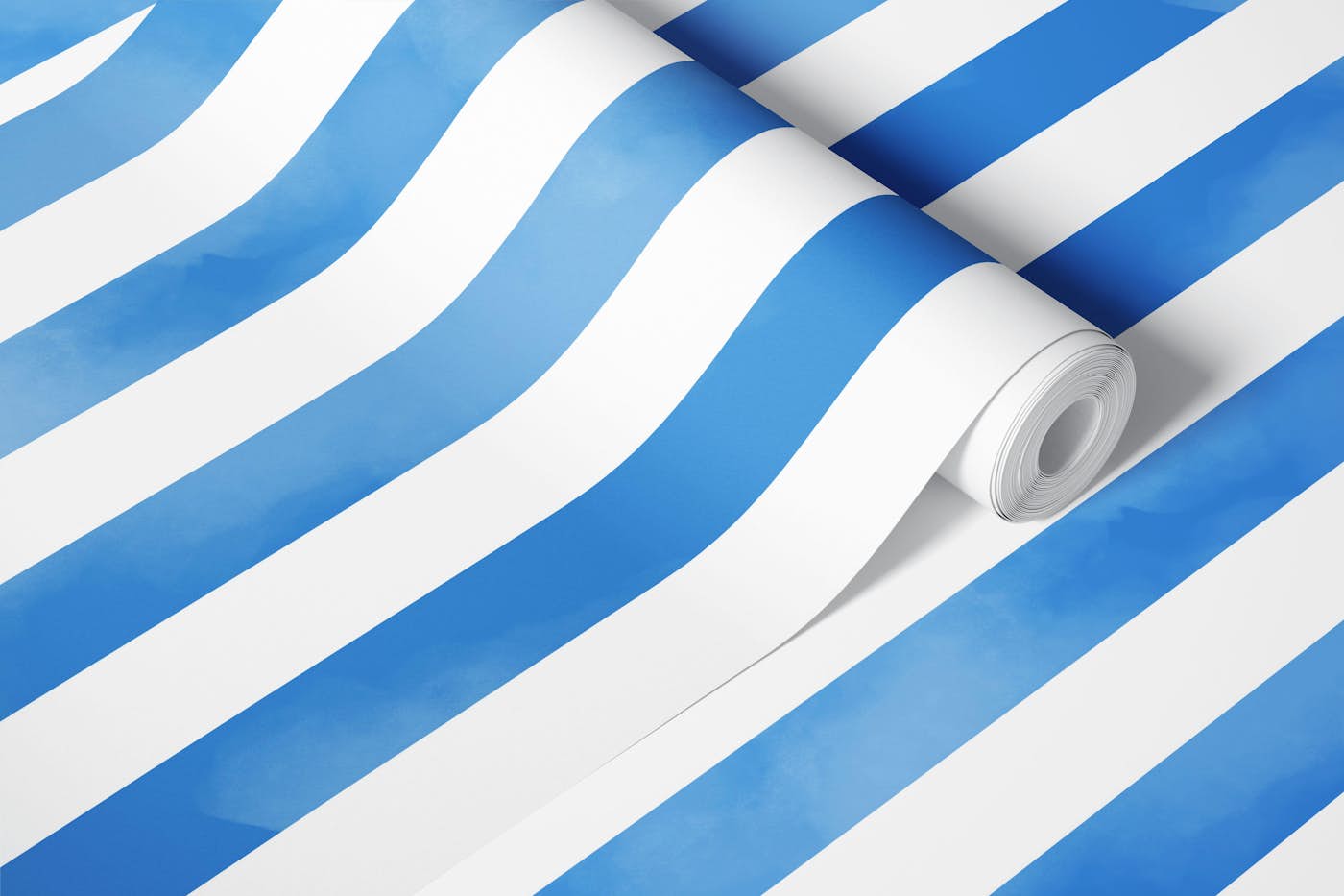 Blue skies wallpaper roll