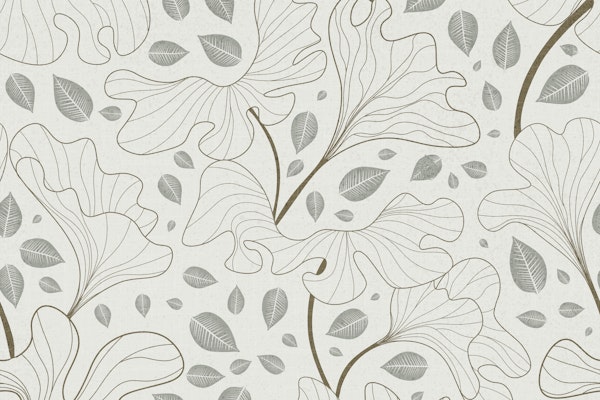 Timeless Ginkgo Garden Soft Blue