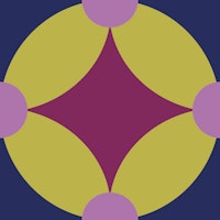 Moody olive green retro geometric wallpaper