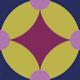 retro geometric moody olive green plum navy