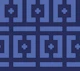 Retro geometric brickwork bold navy blues