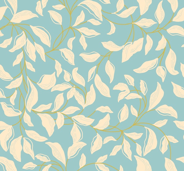 Aqua Elegance Leaves