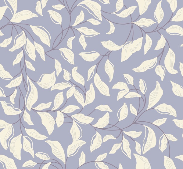 Ivory Leaves on Lavender