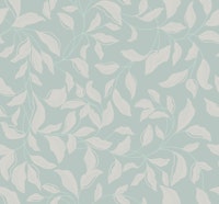 Aqua Leaf Harmony tapete