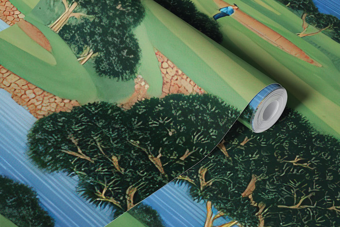 Sunday Golf wallpaper roll