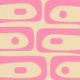 Minimalist Mid Century Modern Pink Piquet