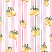 Lemon Riviera - pink wallpaper