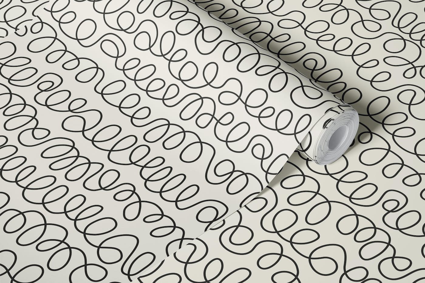 twisted lines wallpaper roll