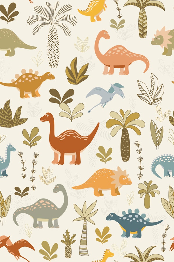 Colorful Dino Jungle