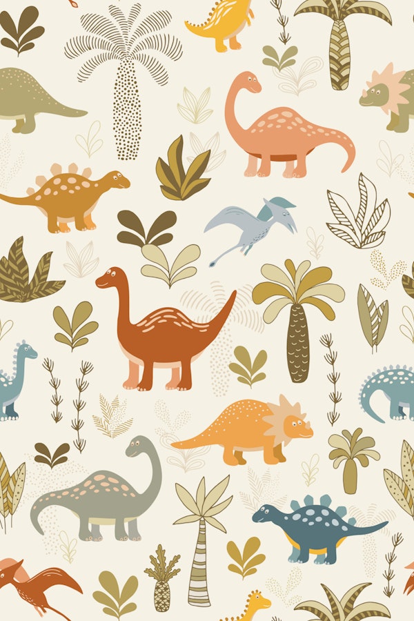 Colorful Dino Jungle Large