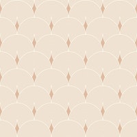 Modern Japanese Scallop Texture Warm Linen WP ταπετσαρία