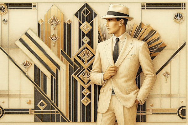 Art Deco Gatsby Man
