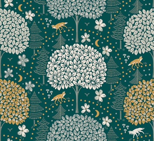 Round Forest - Rich Blue Green