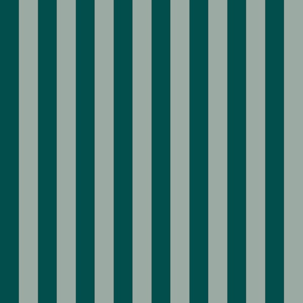 Rich and Muted Green Stripes - Medium