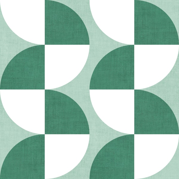 Geometric Abstract - green