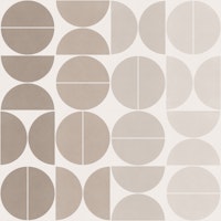 Bauhaus Balance - neutral pale taupe wallpaper
