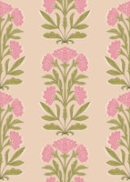 Vintage Pink Florals ταπετσαρία