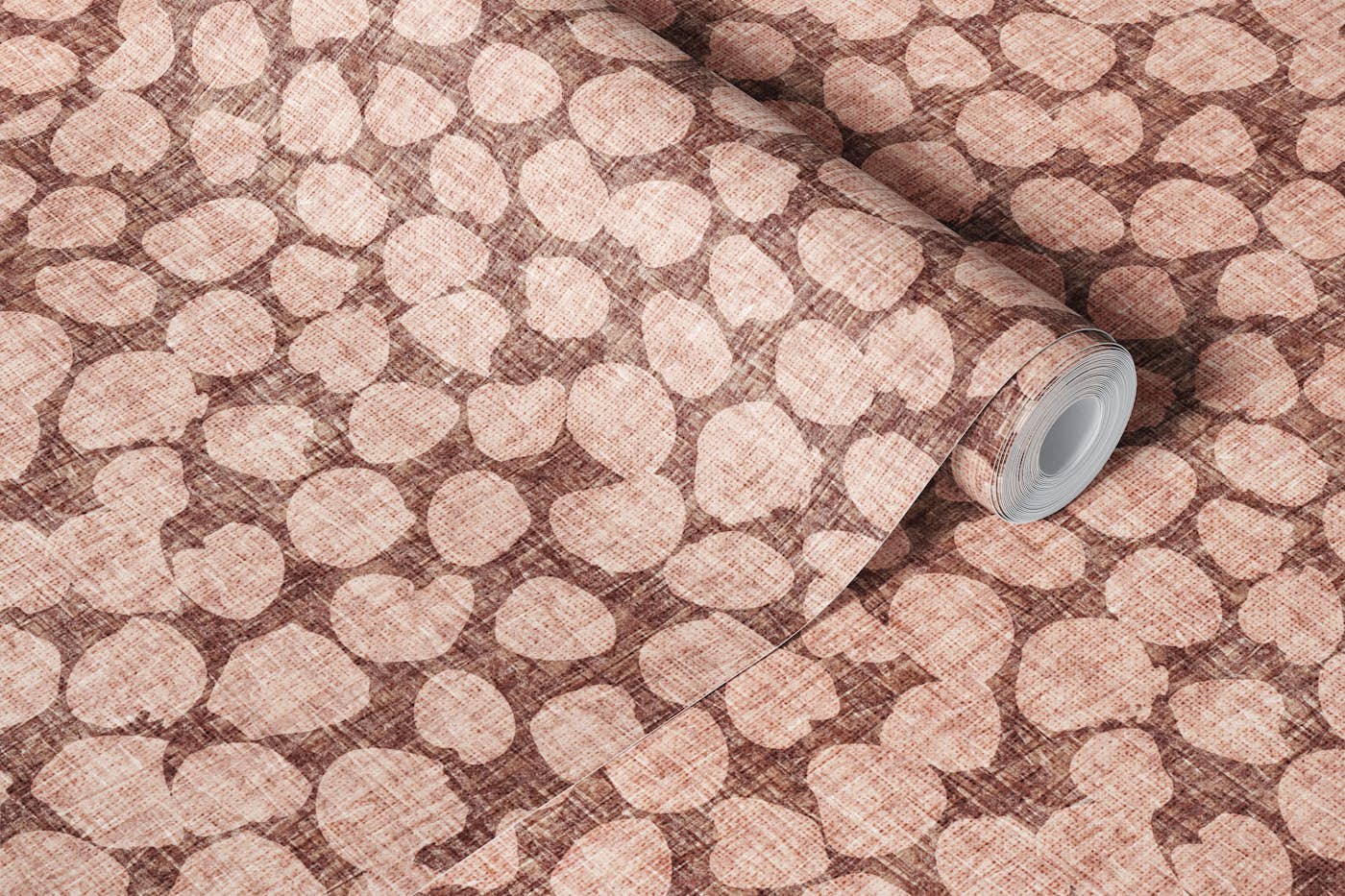 Natural Modern Japandi Abstract Spot Brown wallpaper roll