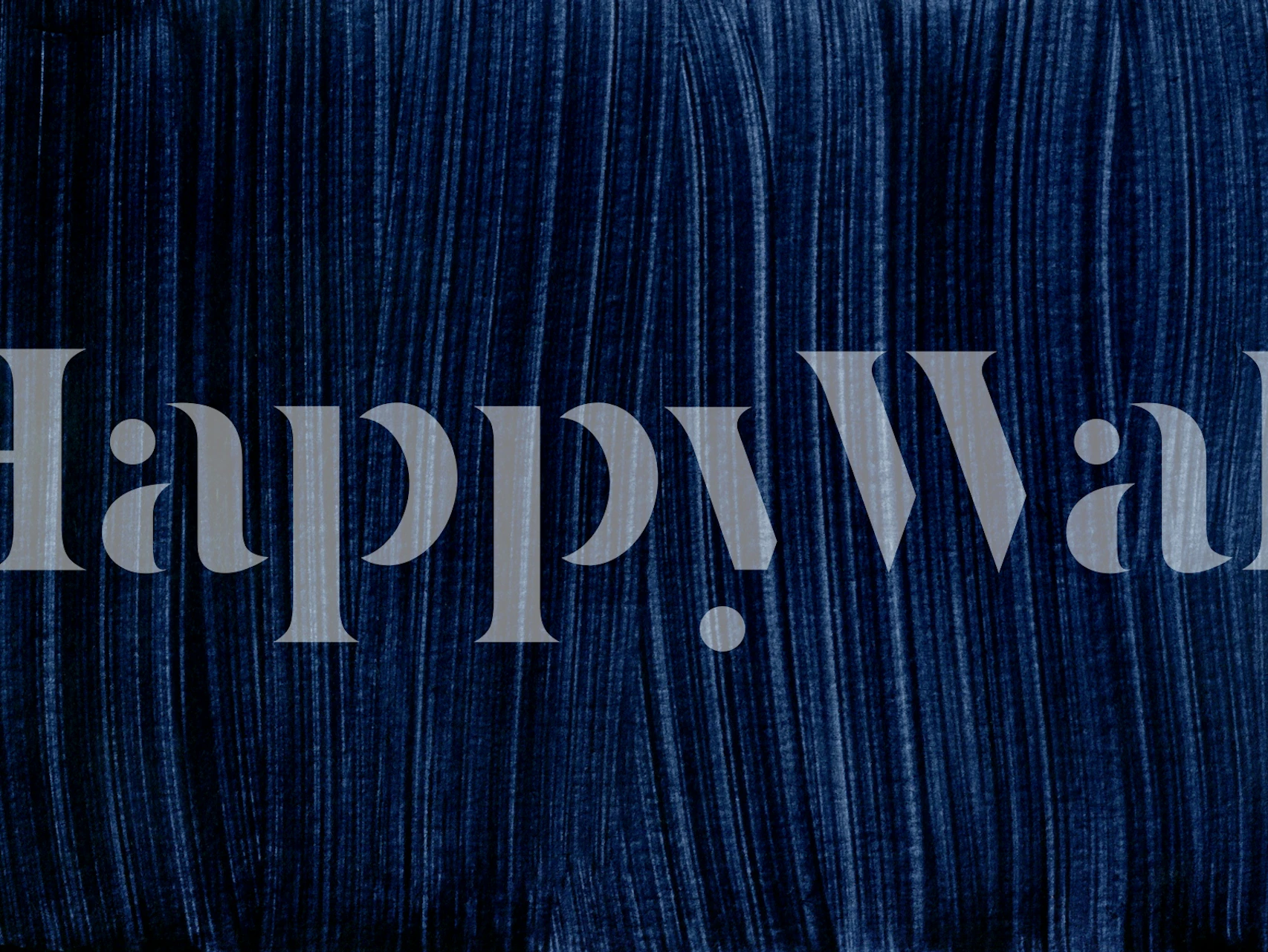 Deep indigo brushstrokes textured wallpaper