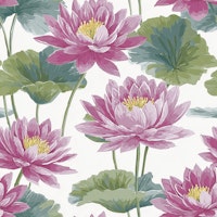 Subtle Lotus Bloom tapete