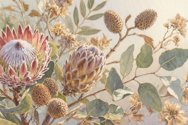 Rustic Flora Vibes Painting