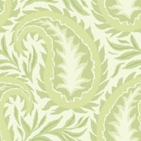 L Botanical Paisley - Light Green papel de parede