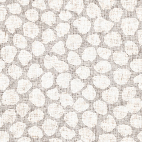 Natural Modern Japandi Abstract Pebbles Grey
