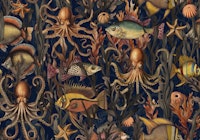 Mystic Deep Sea Underwater World tapete