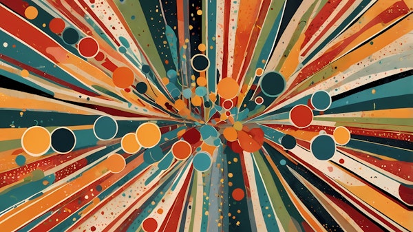 Colorful Retro Burst