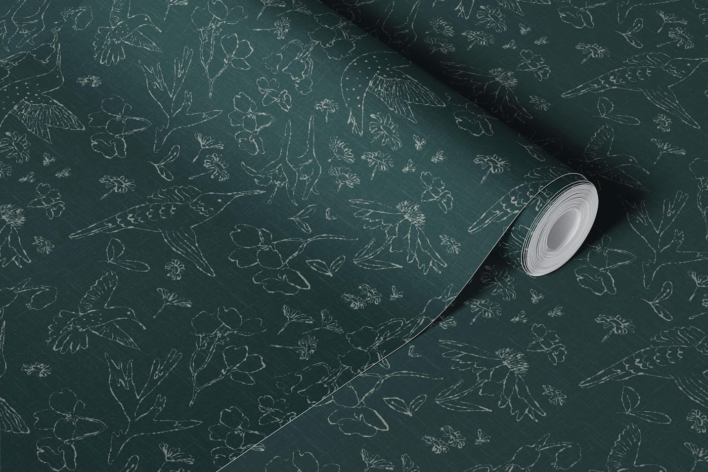 Hummingbird in Bloom wallpaper roll