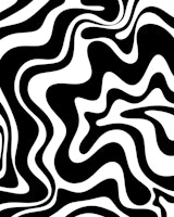 Black and White Retro Liquid Swirl Abstract tapetit