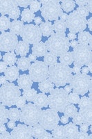 Iced flowers in blue papel de parede