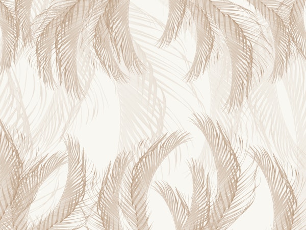 Soft Beige Feather Palm Bliss 1