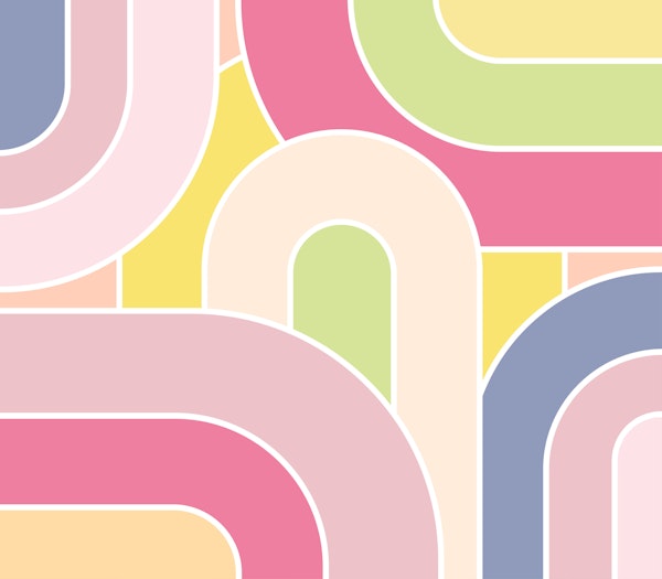 Retro Rainbow Arches