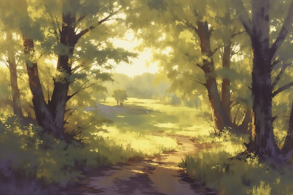 Peaceful Forest Trail