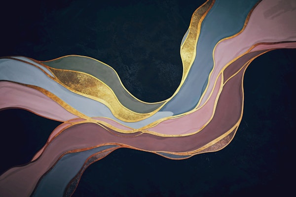 Abstract Waves with Gold