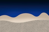 Modern Sandscape Design papiers peint